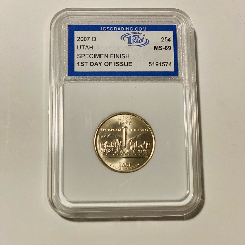 2007 Utah Quarter Specimen Finish